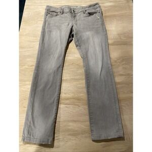 CONVERSE ONE STAR Jeans Gray Women's 16 low Rise, straight hip & thigh jeans Y2K